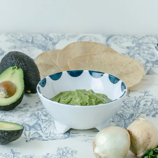 Coastal Stripe Taco Party Bowl