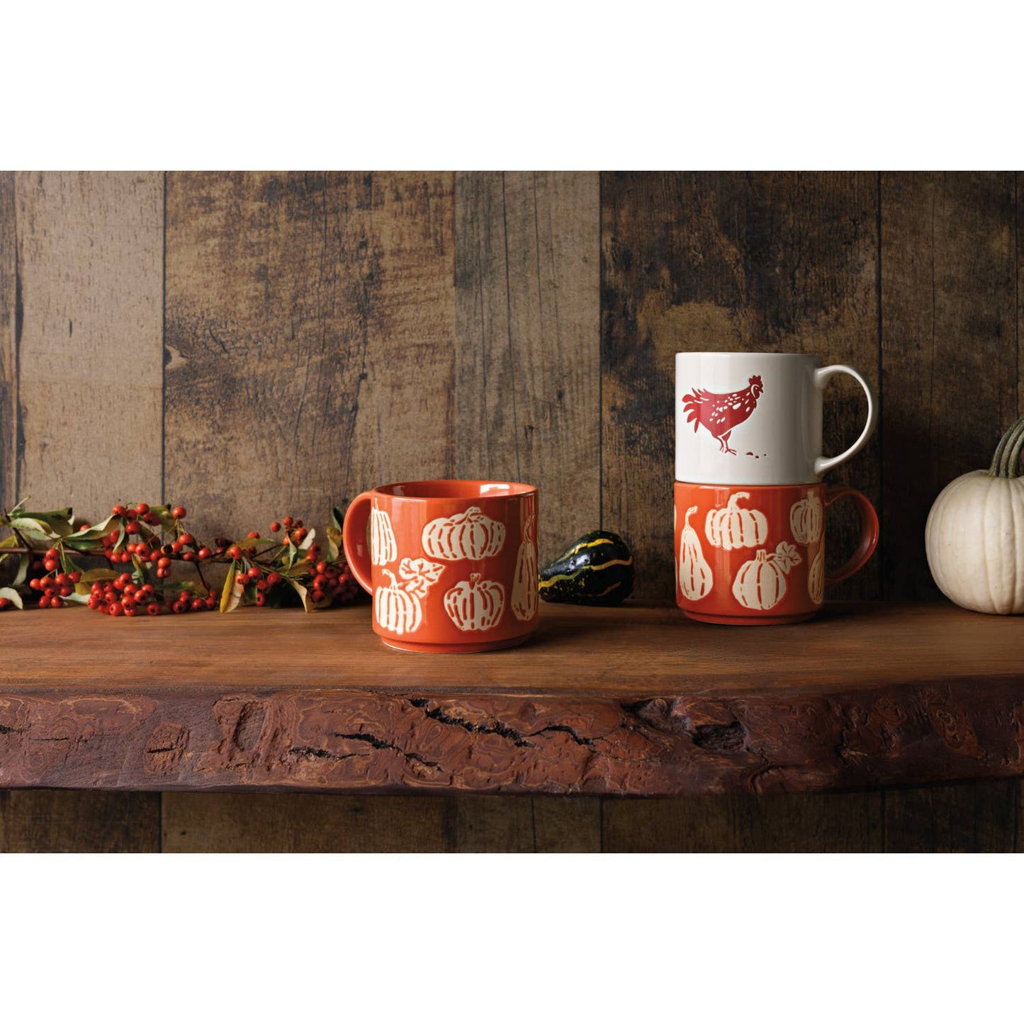 Harvest Gourds Stacking Mug