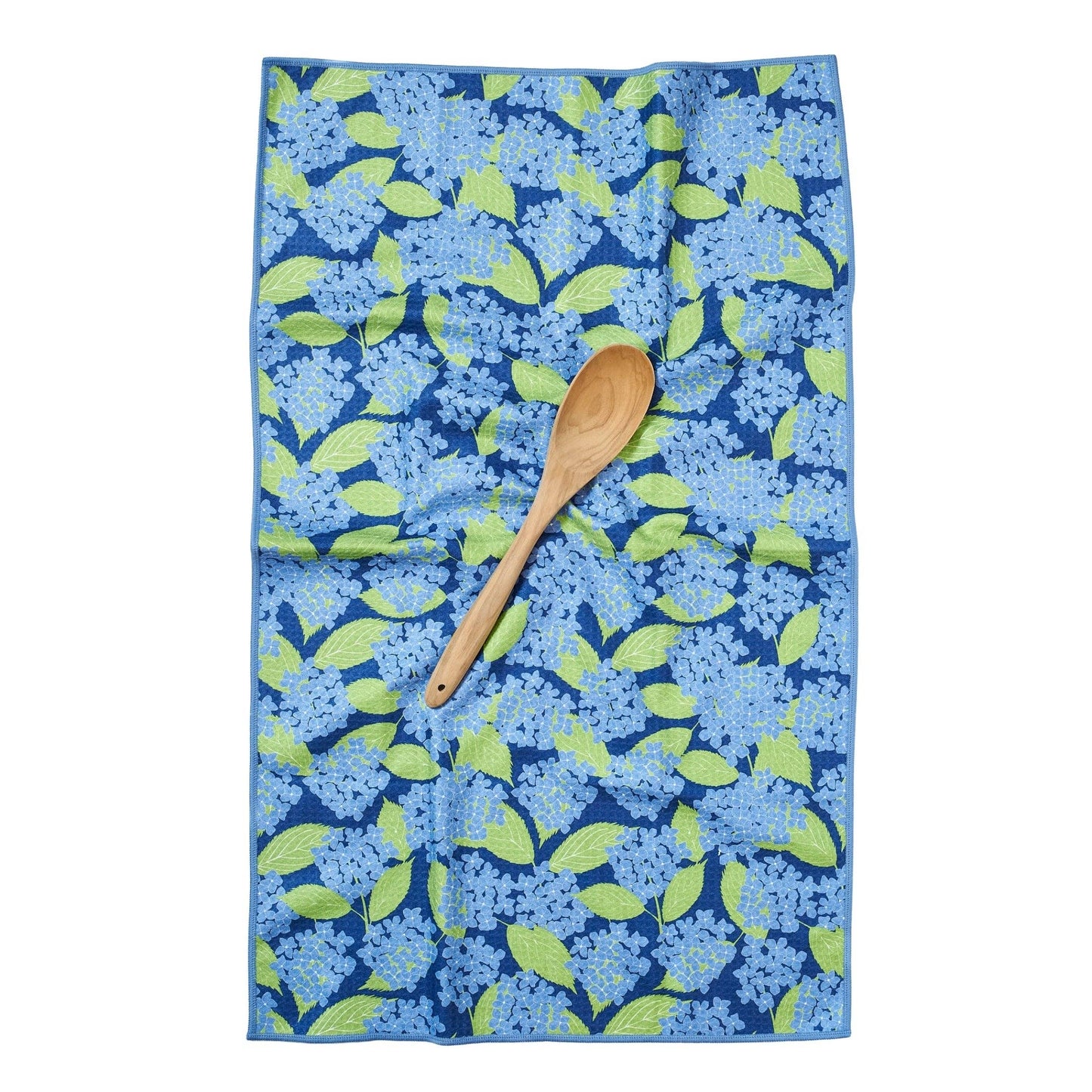 Anywhere Towel Reversible - KN Hydrangea Garden: Navy