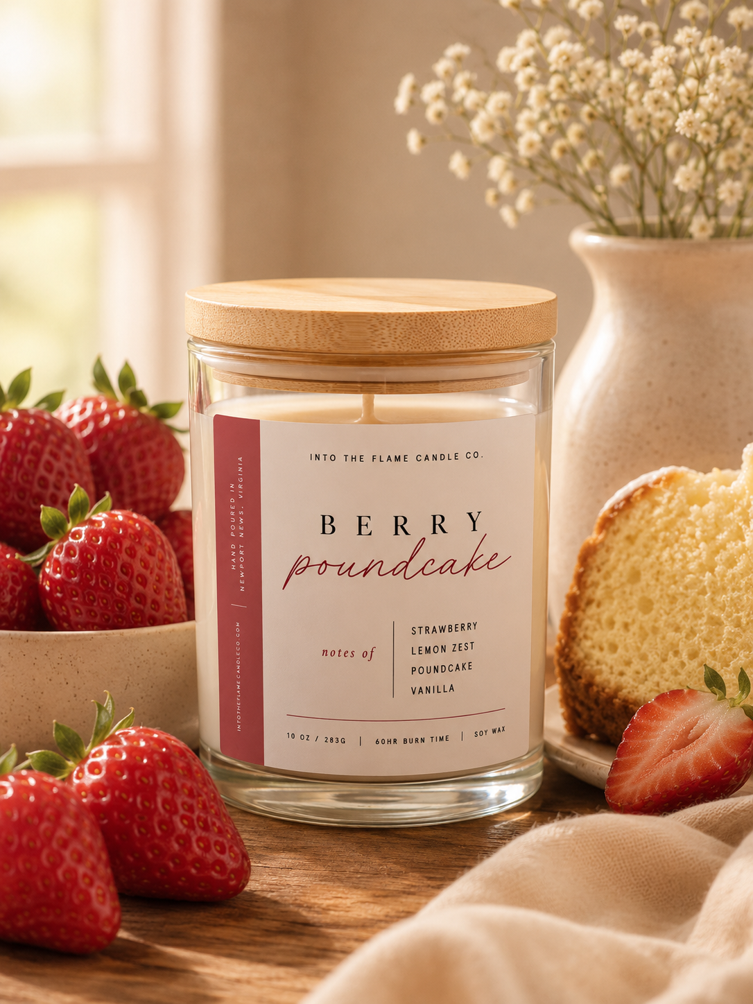 Berry Poundcake: 10oz
