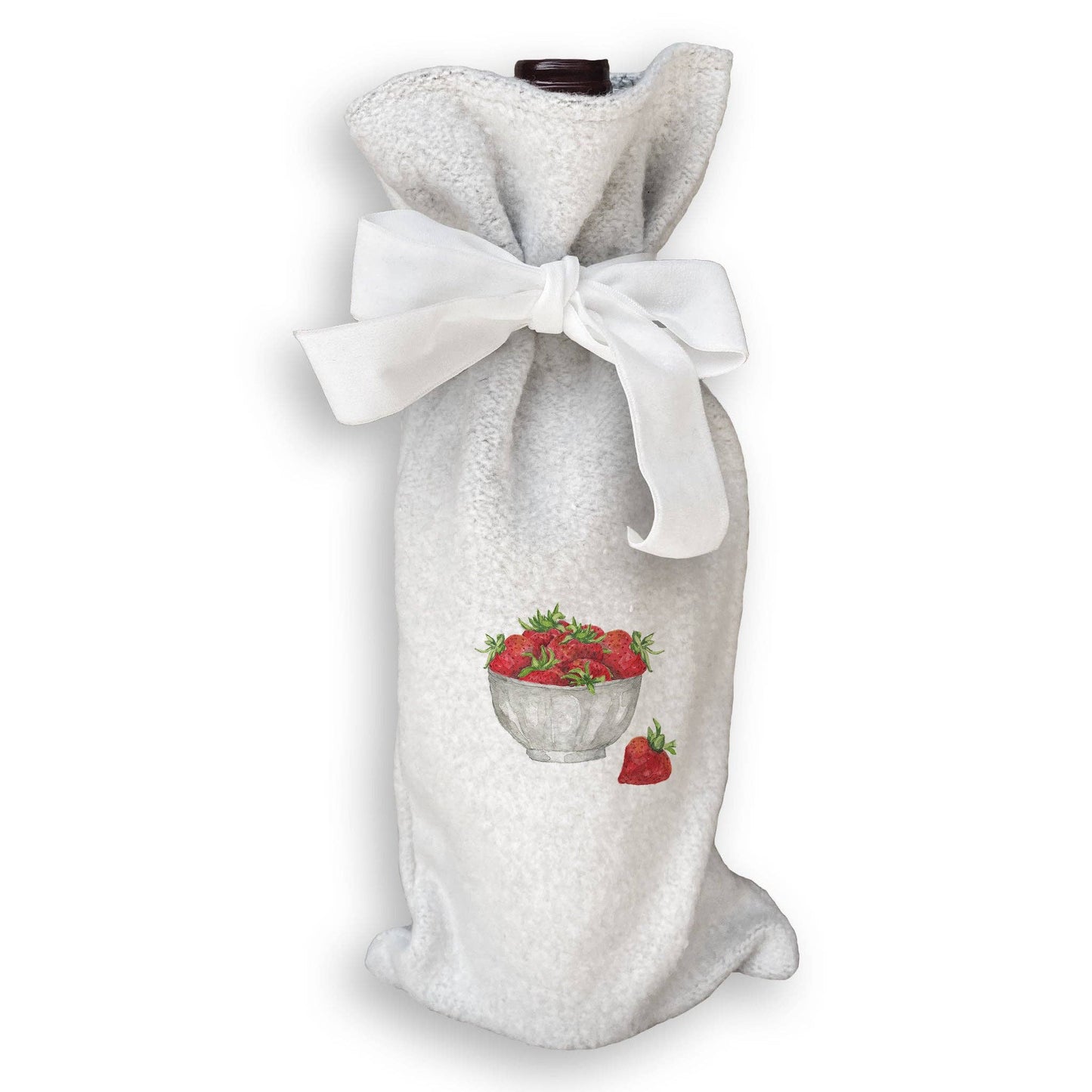 Strawberry Bowl: Dishtowel / -