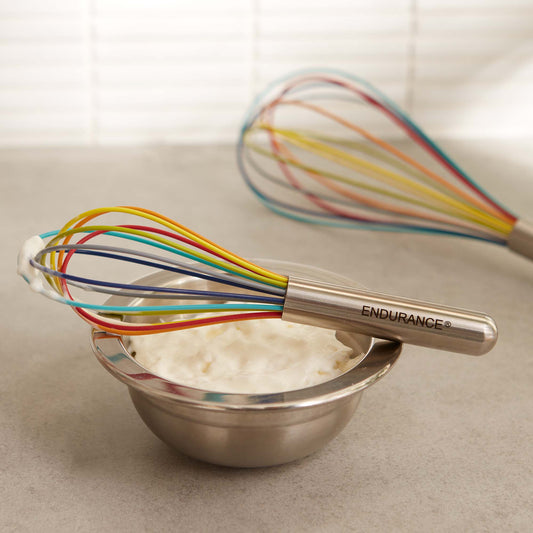 Endurance 8" Silicone Rainbow Whisks