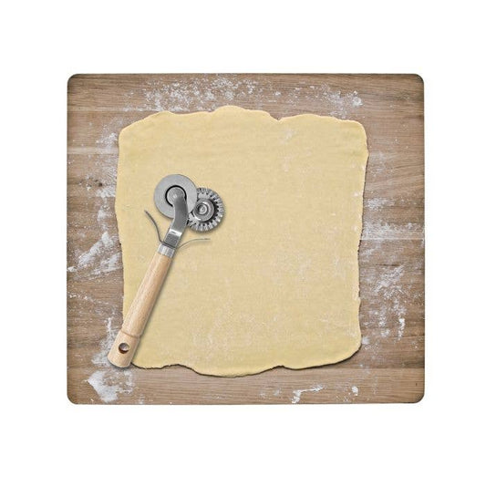 Fantes Double Pastry Ravioli Pasta Dough Cutter Crimper