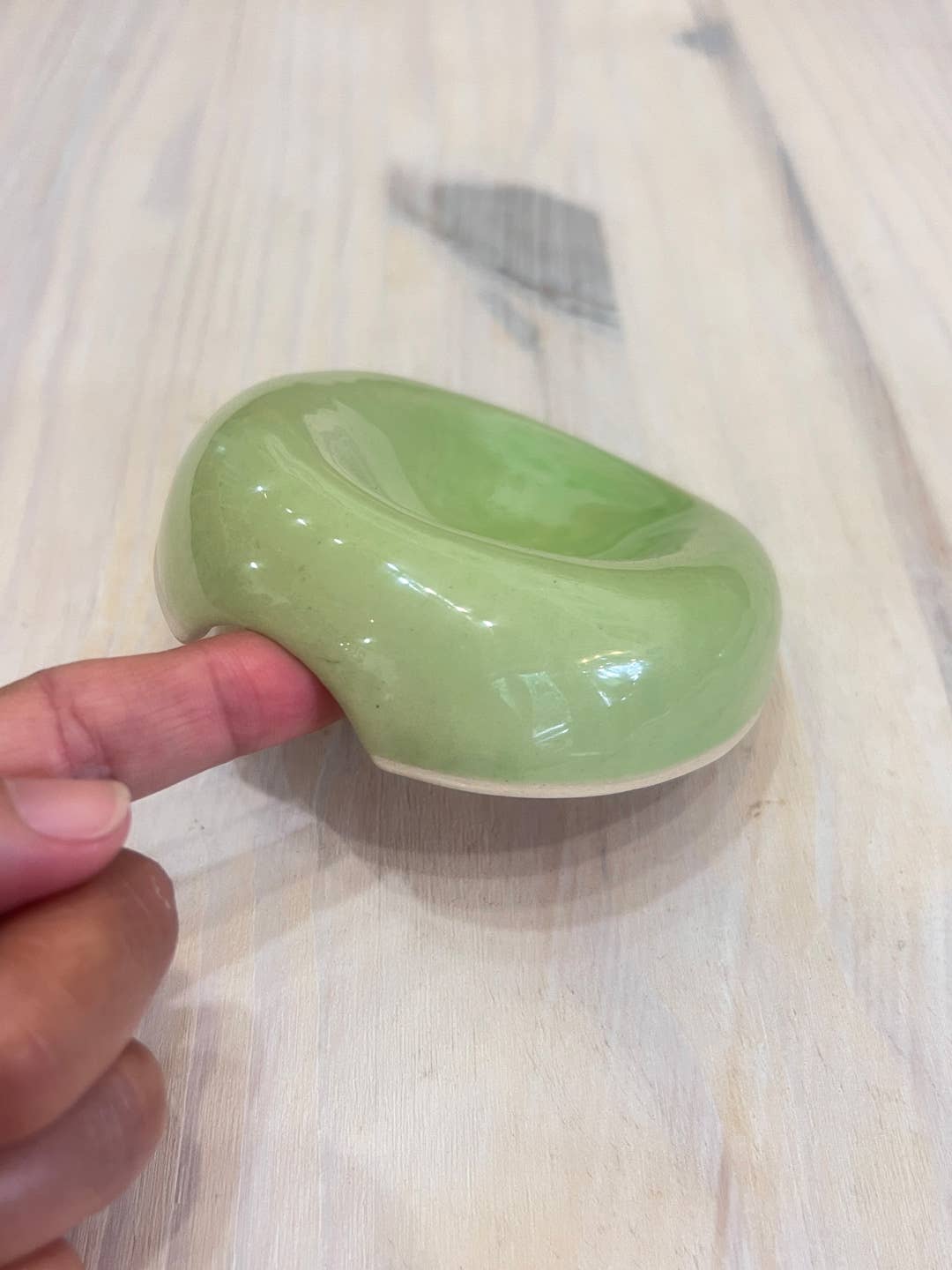 Coffee Spoon Rest Ceramic- Green