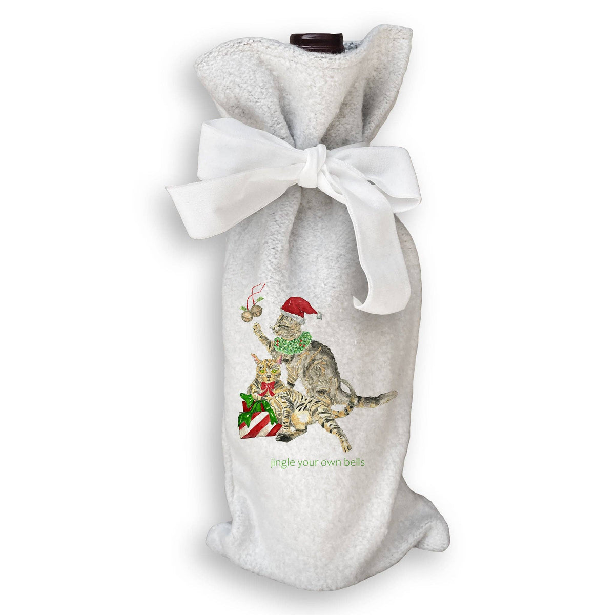 Jingle Bells Cats: Dishtowel / Remove Words / -