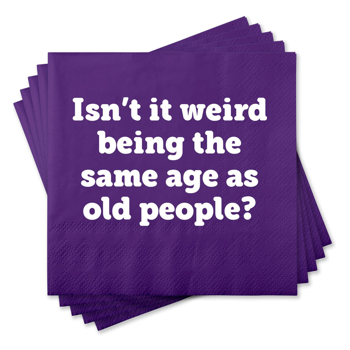 Funny Cocktail Napkins - Isn't it weird