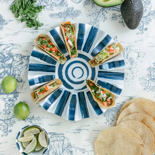 Coastal Stripe Taco Carousel