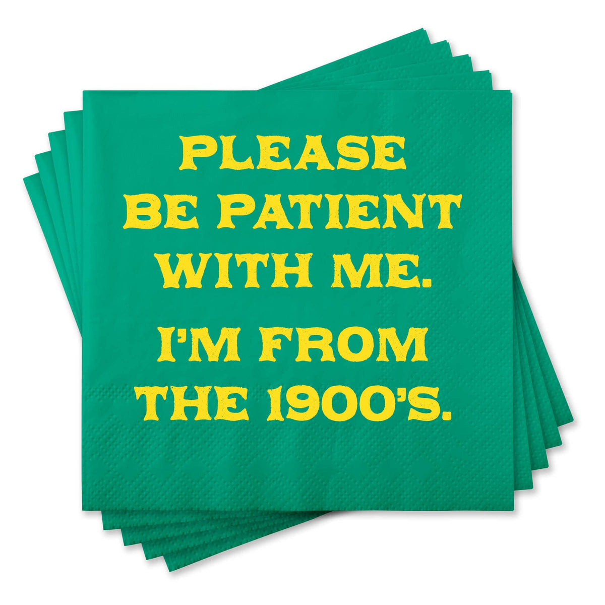 Funny Cocktail Napkins - Please be patient