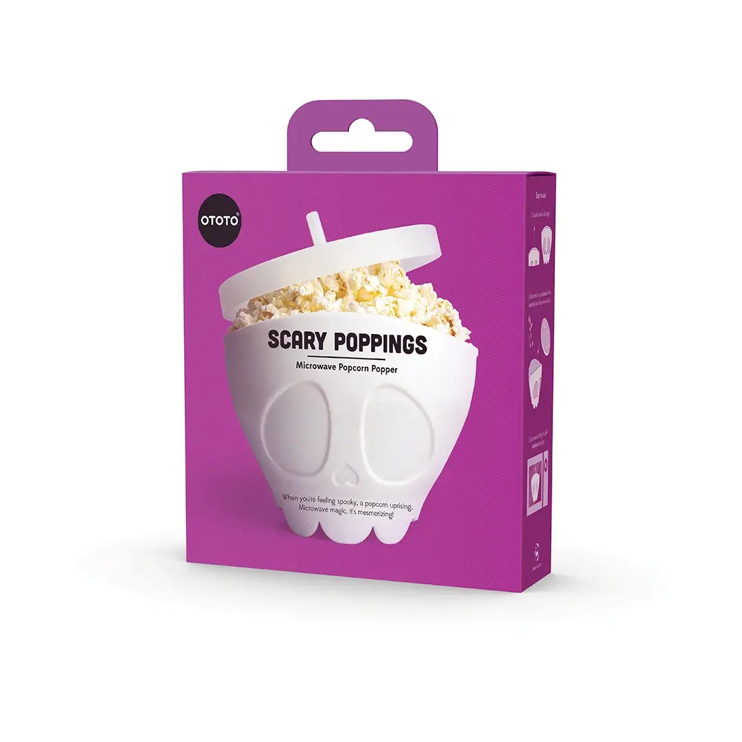Scary Poppins Popcorn Popper and Bowl - Halloween Gift