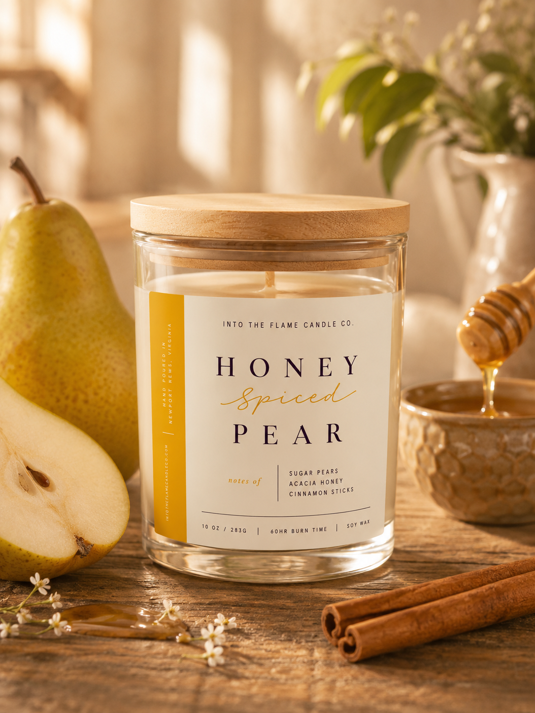 Honey Spiced Pear: 10oz