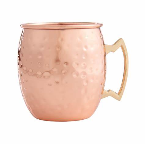 Hammered Copper Mule Mugs