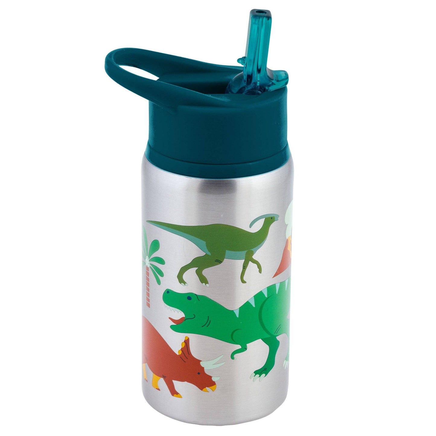Flip Top Stainless Steel Bottles: Dino