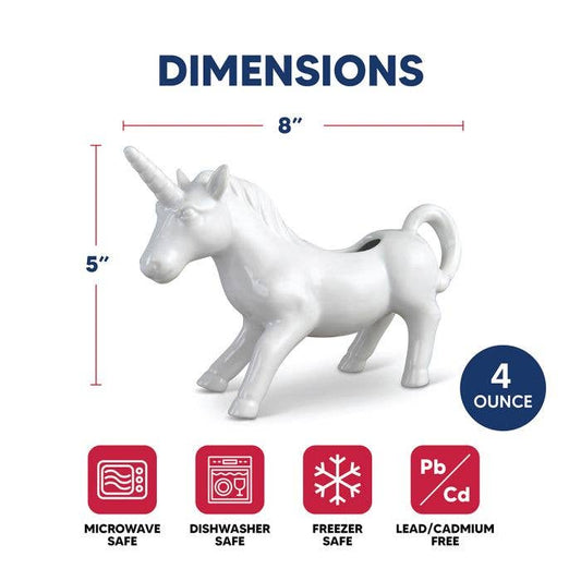 HIC Kitchen Unicorn Creamer, 4oz.