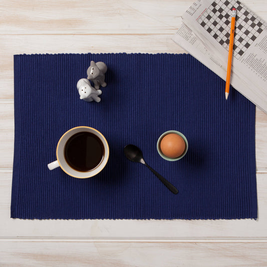 Spectrum Cotton Placemat Indigo Blue