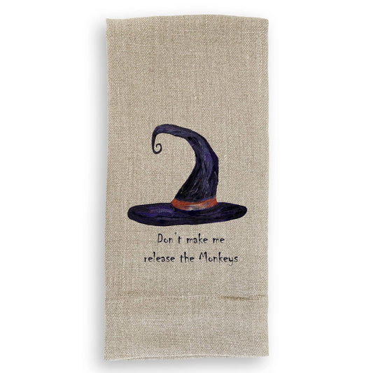 Witches and Monkeys: Dishtowel / Keep Words / -