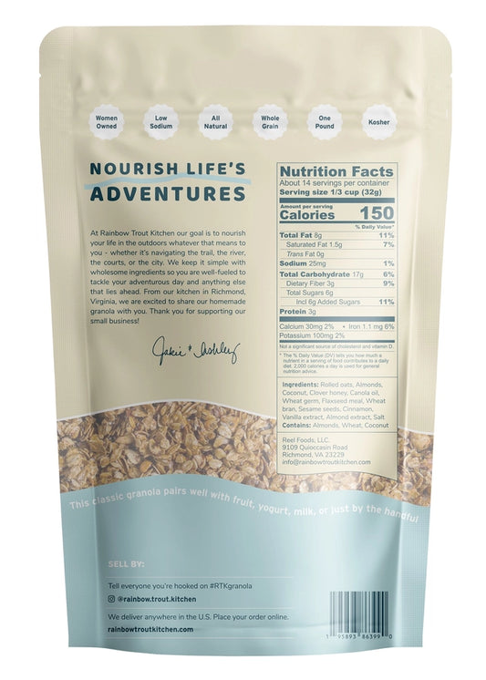 Rainbow Trout Granola - 16oz Bag