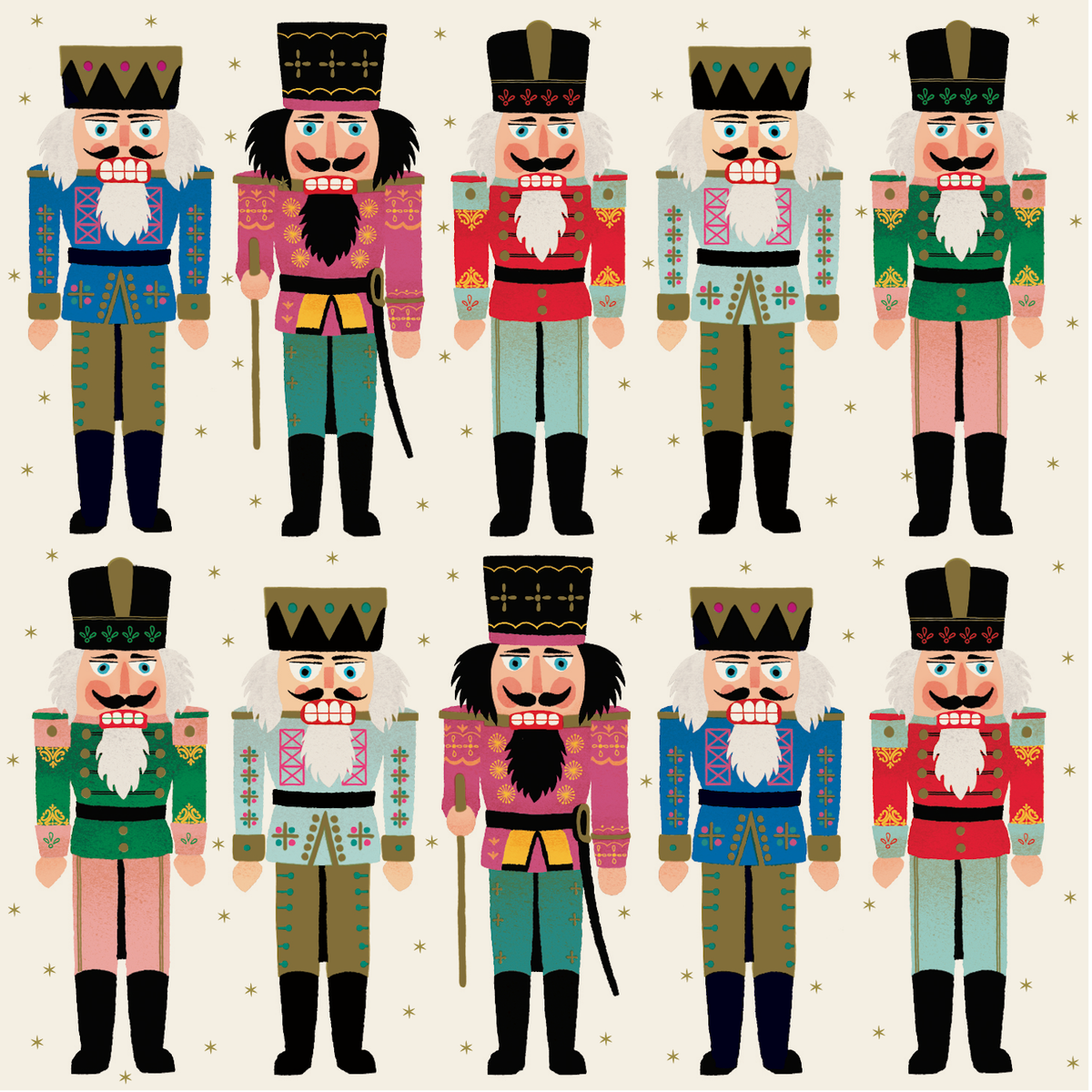 Nutcracker Cocktail Napkin - pack of 20