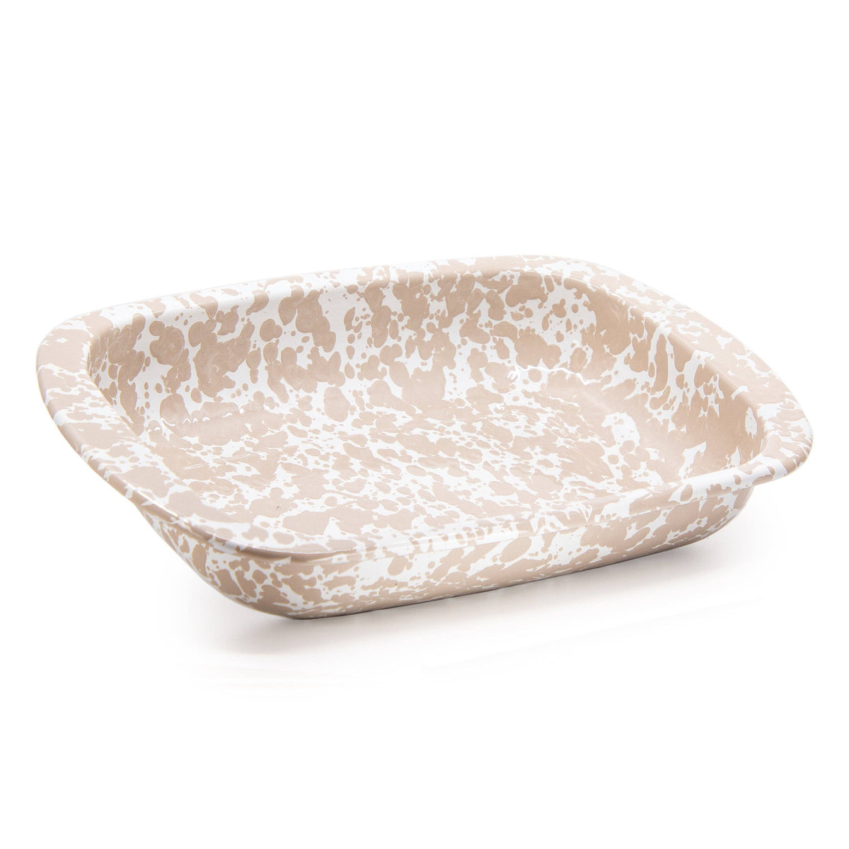 Golden Rabbit Enamelware Swirl Baking Pan: Ocean