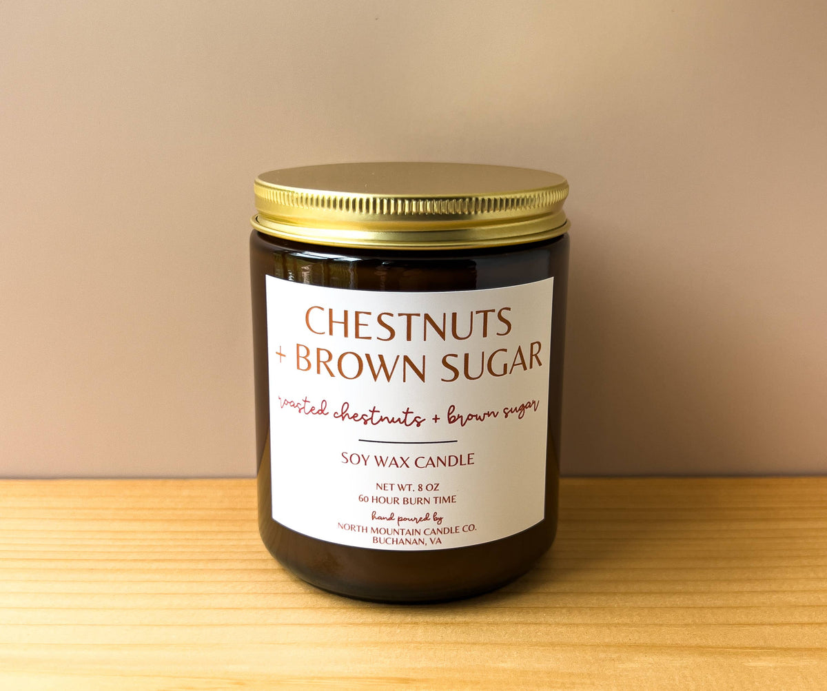 Chestnuts + Brown Sugar | Fall Bakery Soy Candle | 8 oz