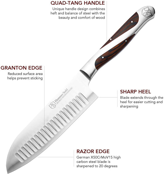 SALE! Hammer Stahl 5.5" Santoku Knife