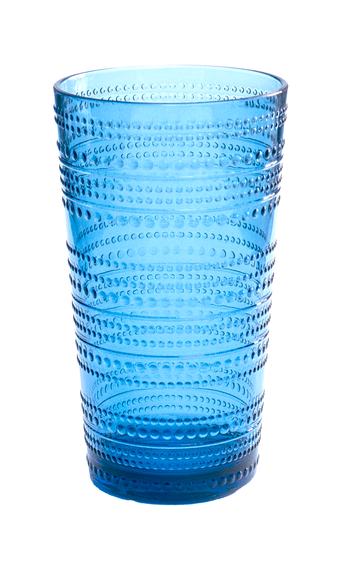 Beaded Tall Tumbler Shatterproof Premium Plastic Drinkware: Clear