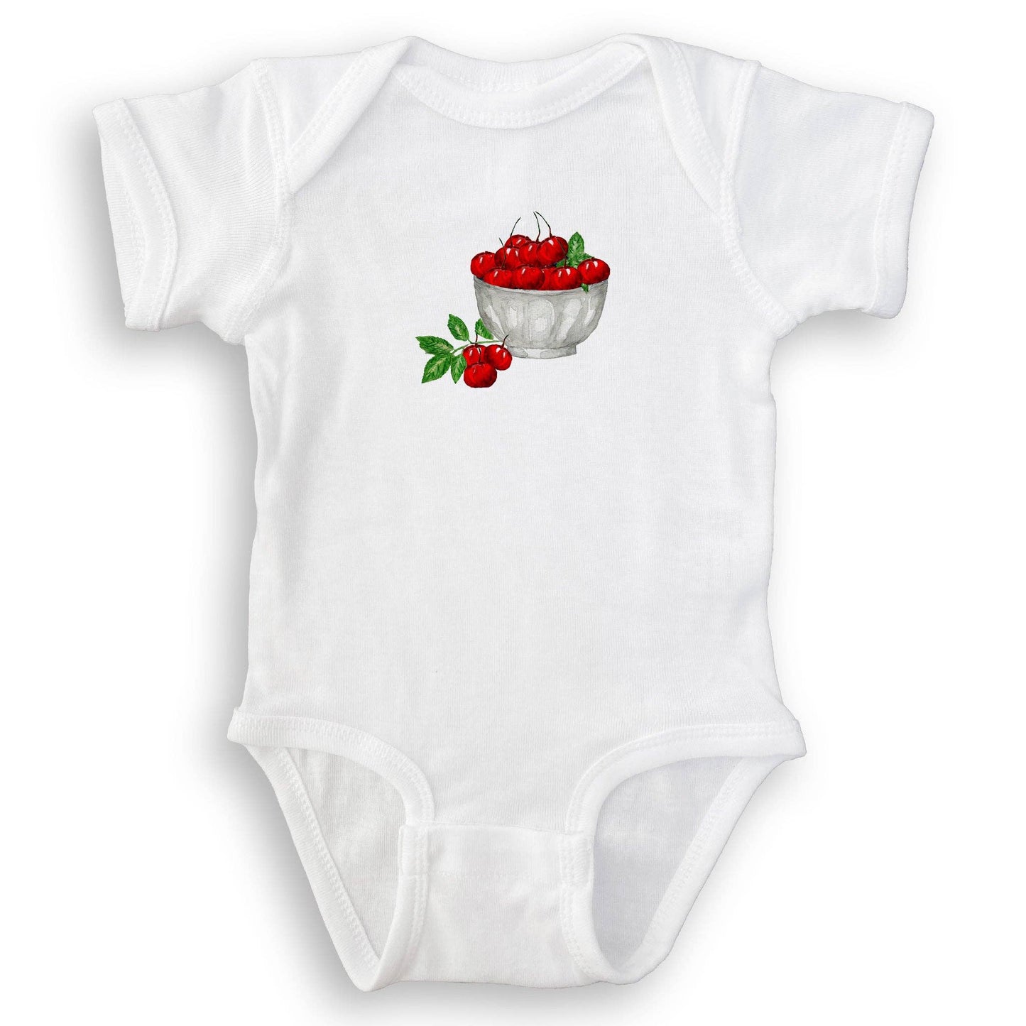 Cherry Bowl: Dishtowel / -