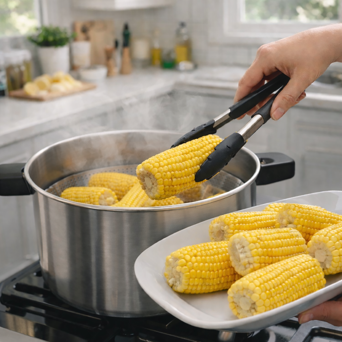 HIC Kitchen Collapsible Steamer Basket