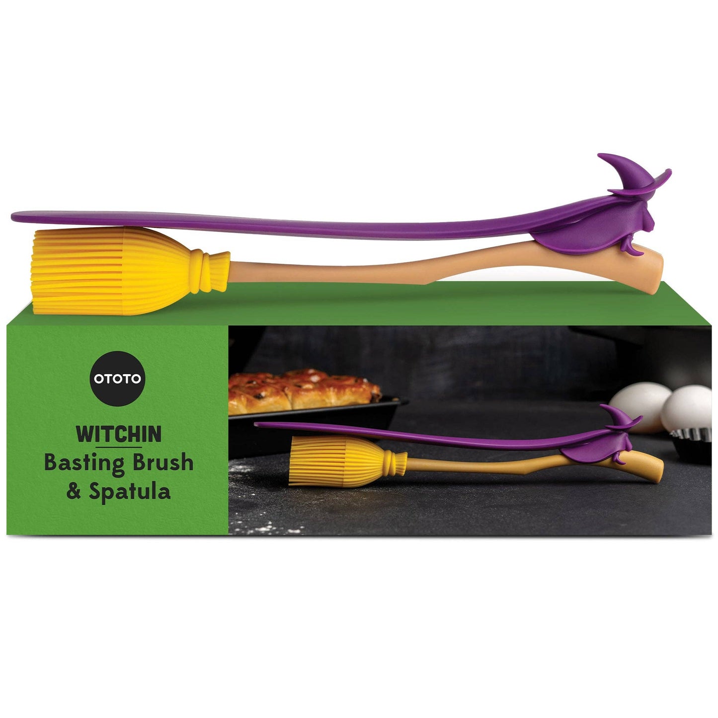 Witchin Pastry Brush and Spatula - Halloween Gifts