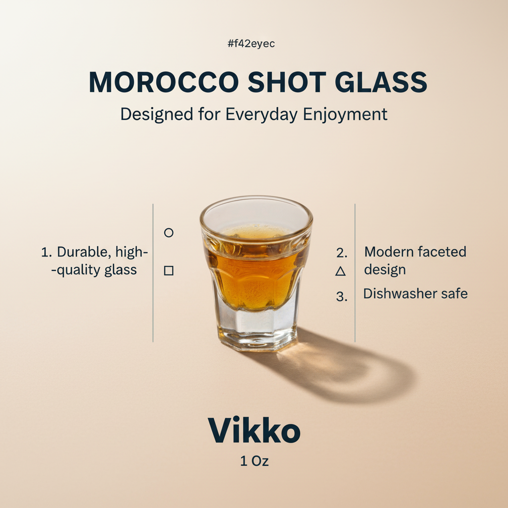 Vikko - Morocco Shot Glass, 1 Oz