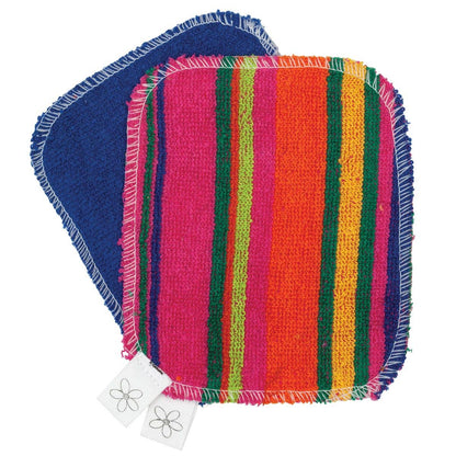 Skoy Non-Scratch Cotton Scrubbers – Reusable Set of 2