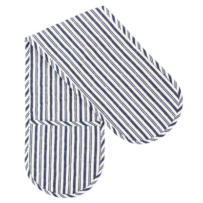 Mrs. Anderson’s Baking Cotton Double Oven Mitt, Blue