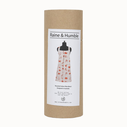 Apron Long Pinafore Herbs Cinnamon