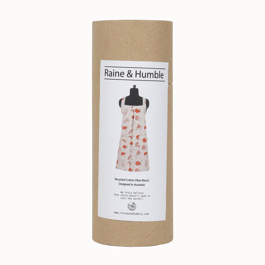 Apron Long Pinafore Herbs Cinnamon