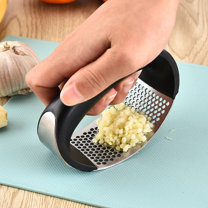 Fox Run Stainless Steel Garlic Rocker Press, Garlic Mincer