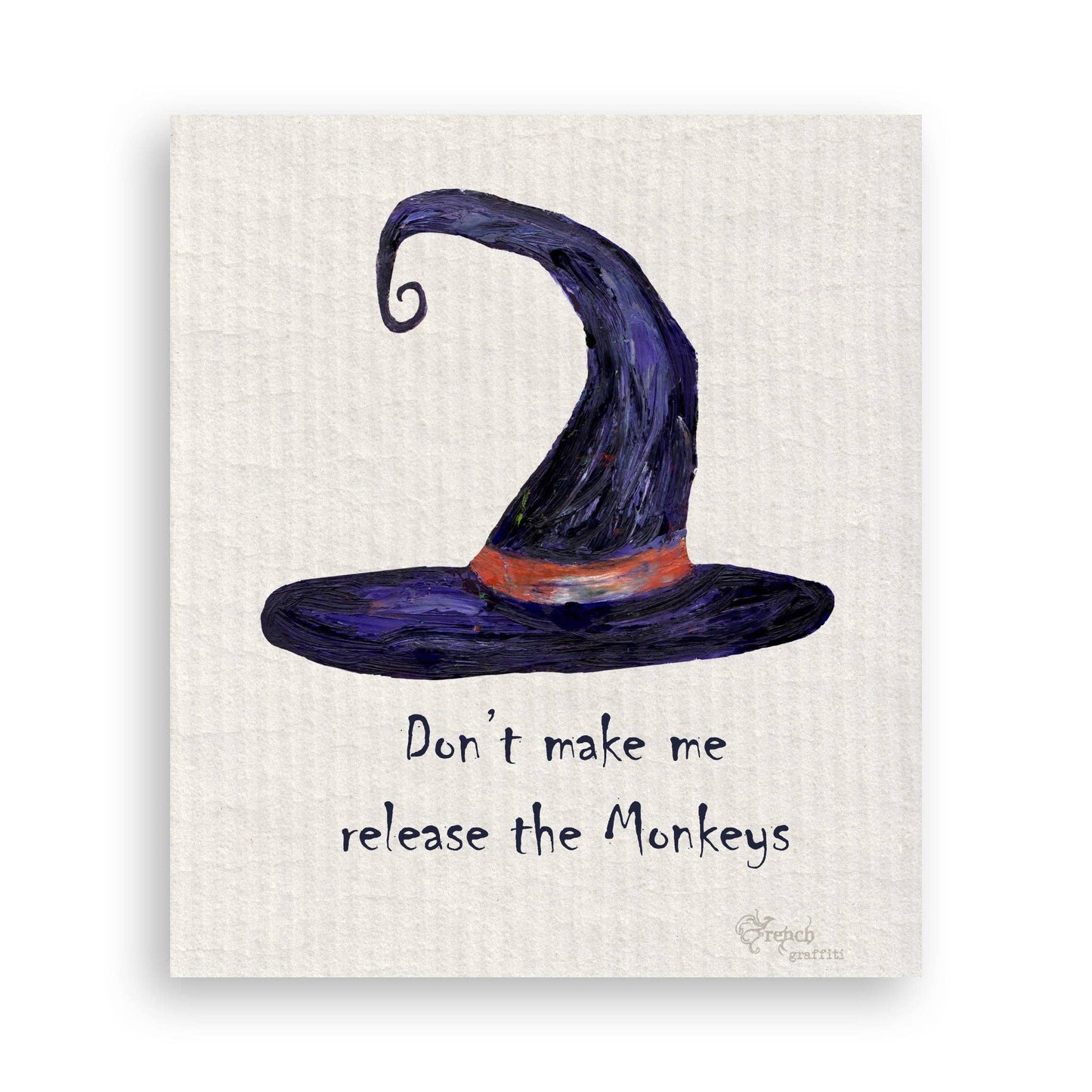 Witches and Monkeys: Dishtowel / Keep Words / -