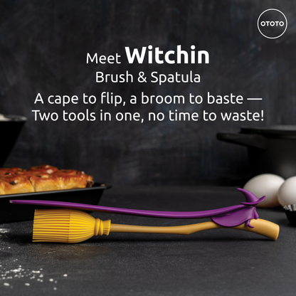 Witchin Pastry Brush and Spatula - Halloween Gifts