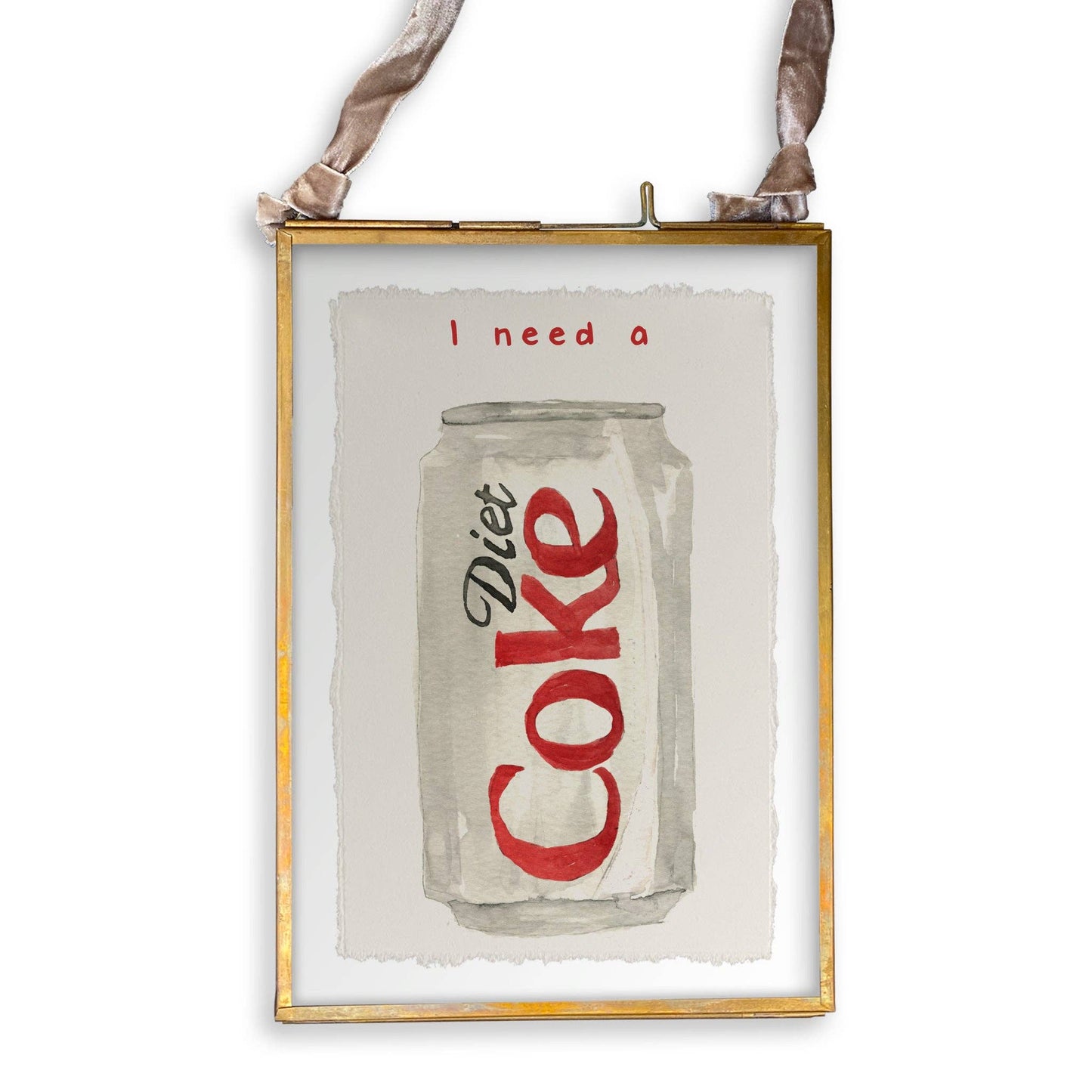 I Need a Diet Coke: Dishtowel / Keep Words / -