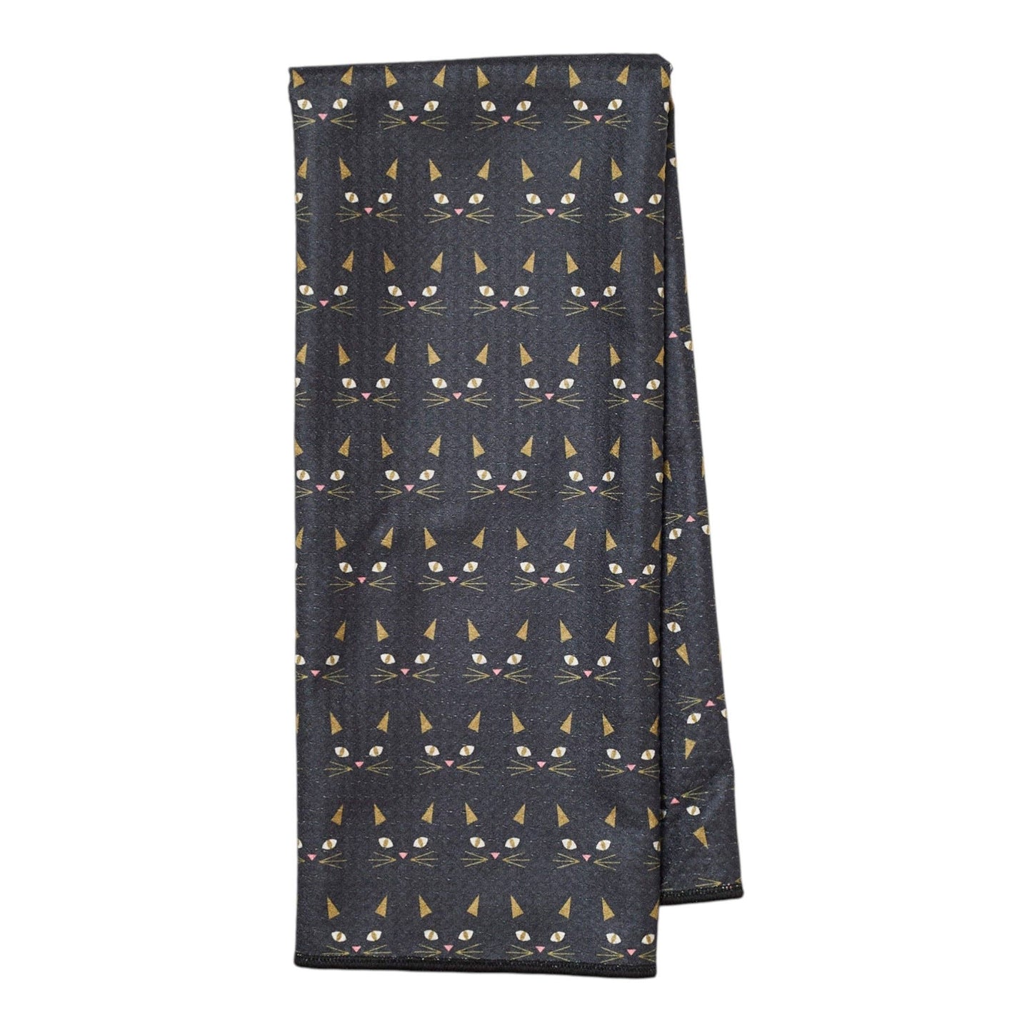 Anywhere Towel Reversible - Heather Jacobs Black Cat: Olive