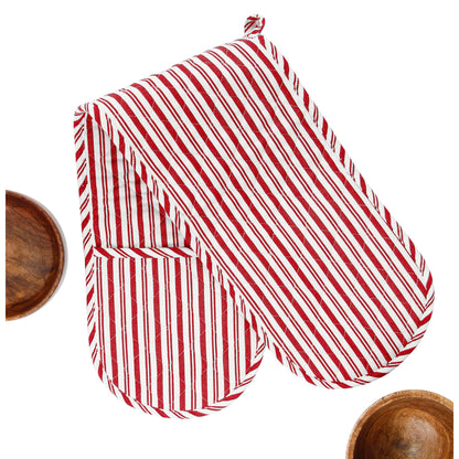 Mrs. Anderson’s Baking Cotton Double Oven Mitt, Red