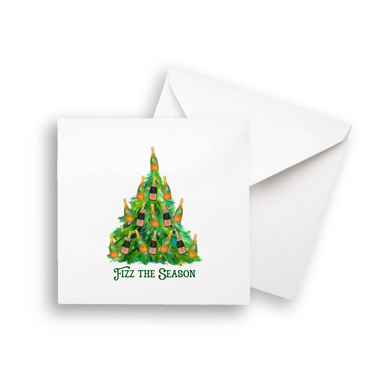 Fizz the Season Christmas Tree: Dishtowel / Keep Words / -
