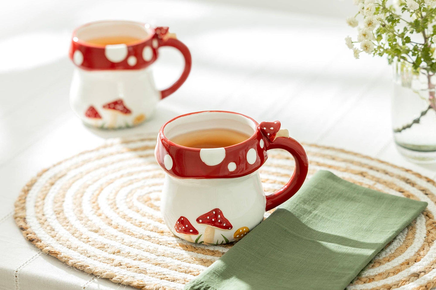 Fairytale Red Mushroom 14oz Mug One Mug