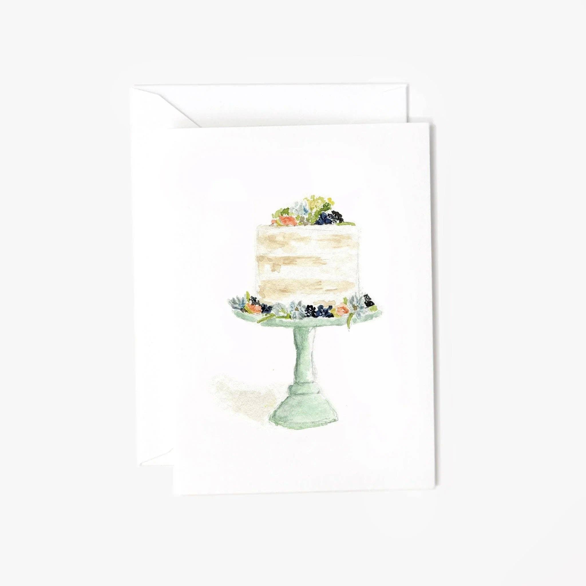 Cake mini enclosure notecard – Ladles & Linens Kitchen Shoppe