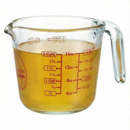 Mrs. Anderson's Baking Glass Measuring Cup, 2 Cup Capacity