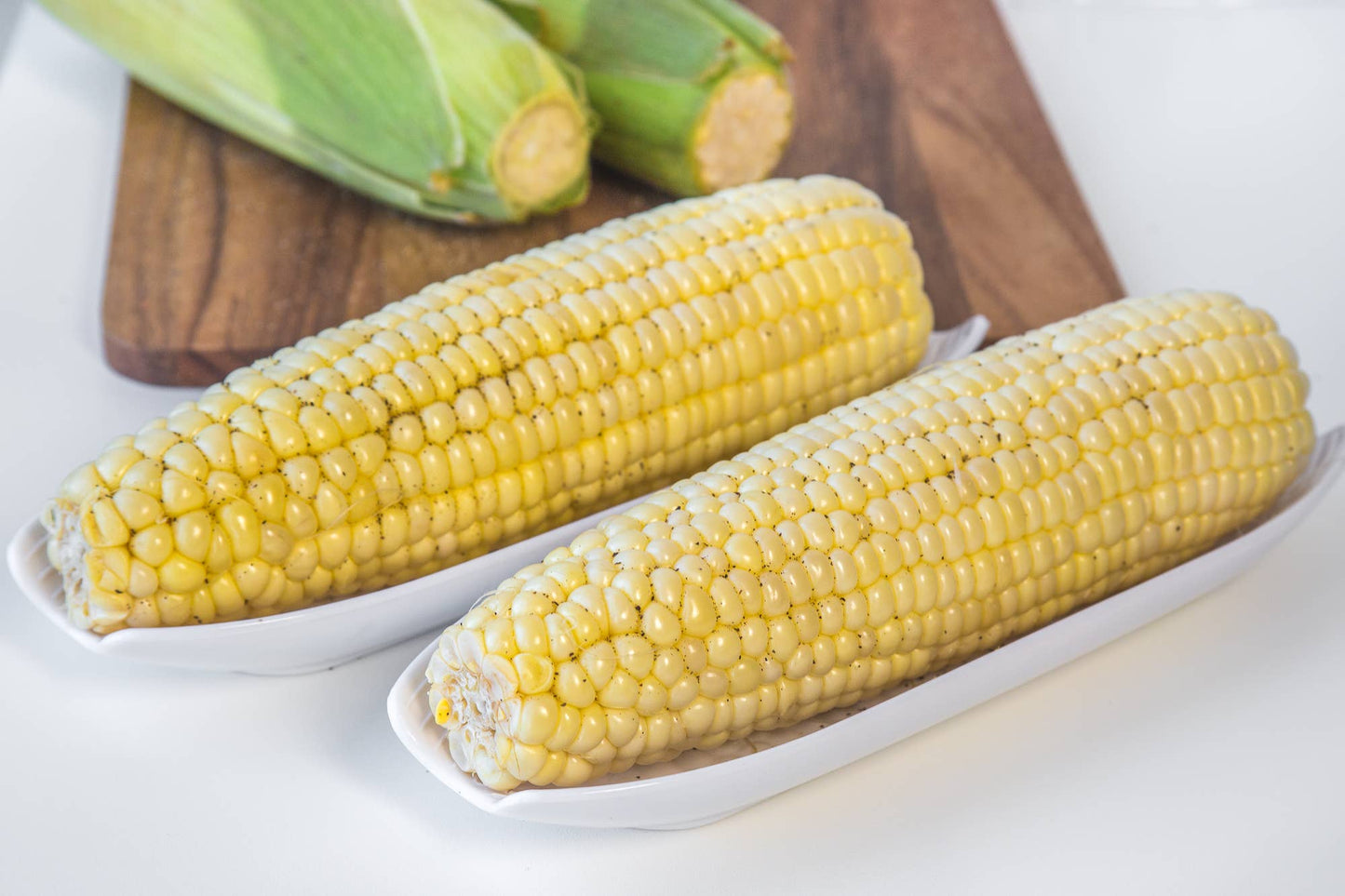 Fox Run Corn on the Cob Dish, Set of 2, 3" x 8.5"