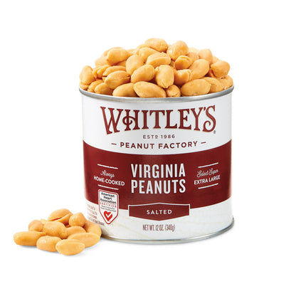 Salted Virginia Peanuts 12 oz. Tins