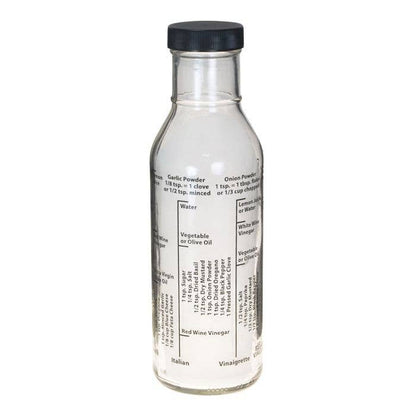 Salad Dressing Mixer with 8 Recipes Printed on Bottle, 13oz