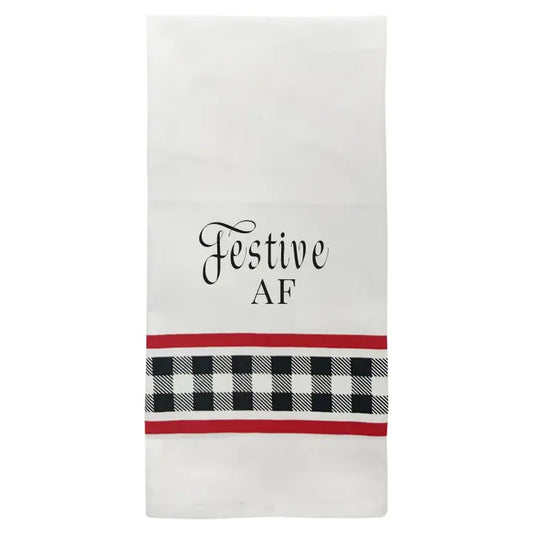 "Festive AF" Towel
