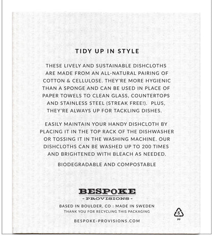 Woodland Swedish Dishcloth - Reusable Sponge Cloths