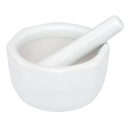 HIC Kitchen Octagonal Mortar And Pestle, 3.5in