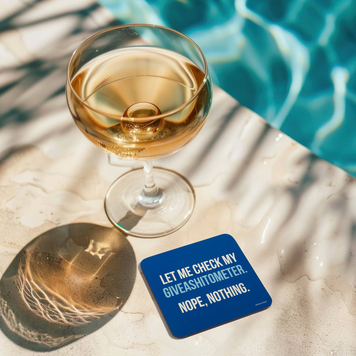 Funny Coaster - Giveashitometer.